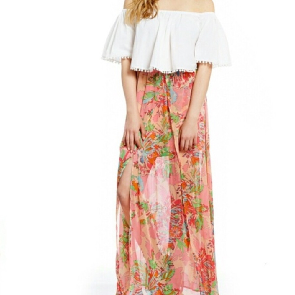 LOW PRICE!! Gianni bini floral maxi skirt